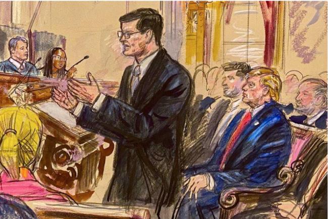 川普现身创史上首例!大法官一句话惹满场笑声 川普现身创史上首例!大法官一句话惹满场笑声