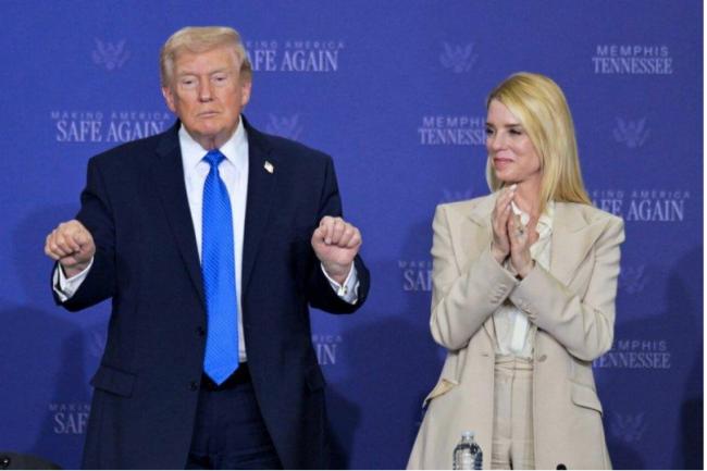 川普已告知邦迪:即将卸任司法部长 川普已告知邦迪:即将卸任司法部长