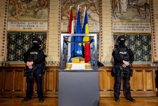 借展遭窃 国宝“黄金头盔”失而复得 借展遭窃 国宝“黄金头盔”失而复得