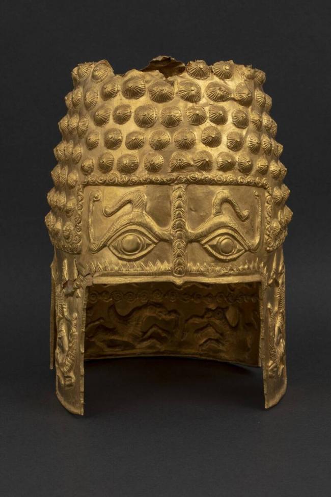 借展遭窃 国宝“黄金头盔”失而复得 借展遭窃 国宝“黄金头盔”失而复得