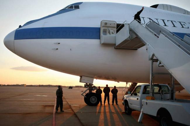美军空袭伊朗命门!“末日飞机”E-4B守夜者现身 美军空袭伊朗命门!“末日飞机”E-4B守夜者现身