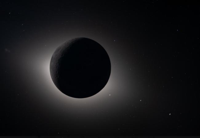 超美星球升起 阿提米丝传回超猛“日全食”奇景 超美星球升起 阿提米丝传回超猛“日全食”奇景