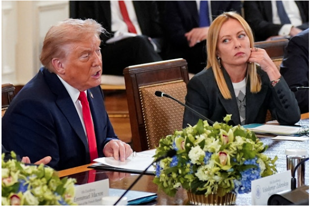 昔日曾是好友,川普与梅洛尼闹崩 昔日曾是好友,川普与梅洛尼闹崩