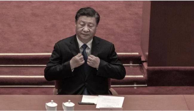 习近平也躺平了,图片热传 习近平也躺平了,图片热传