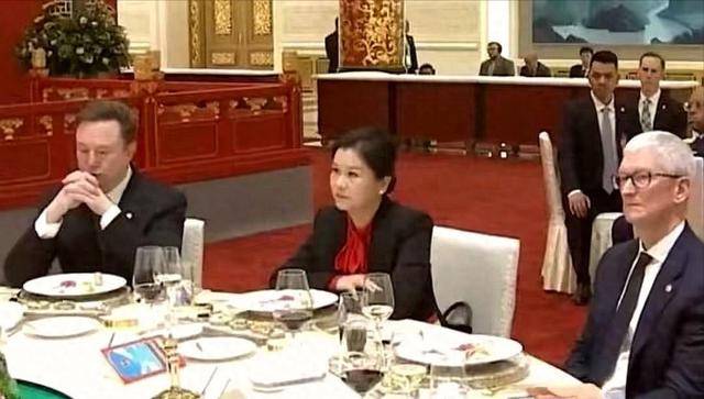 照片刷屏:坐在马斯克和库克中间的中国女人是谁 照片刷屏:坐在马斯克和库克中间的中国女人是谁