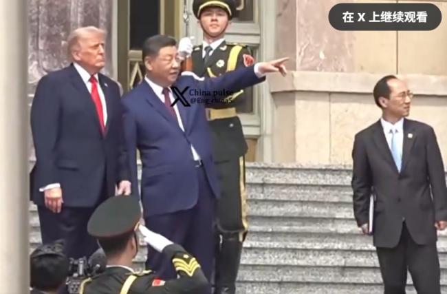 网友热议 “习近平坐的沙发明显比川普的高” 网友热议 “习近平坐的沙发明显比川普的高”
