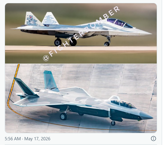 全球第2款双座五代机 俄Su-57双座版曝光 全球第2款双座五代机 俄Su-57双座版曝光