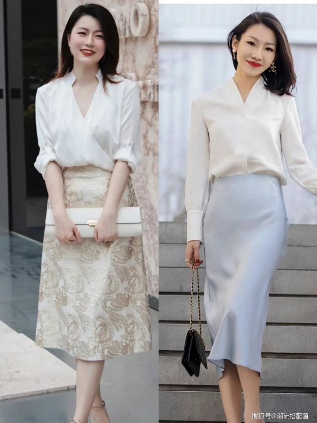 “衬衫+百褶裙”才是最适合中年女人的打扮 “衬衫+百褶裙”才是最适合中年女人的打扮