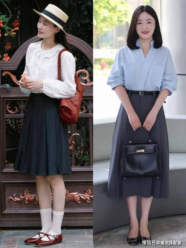 “衬衫+百褶裙”才是最适合中年女人的打扮 “衬衫+百褶裙”才是最适合中年女人的打扮