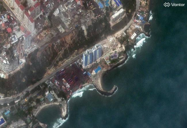 委内瑞拉地震前后卫星图:建筑大面积坍塌 委内瑞拉地震前后卫星图:建筑大面积坍塌