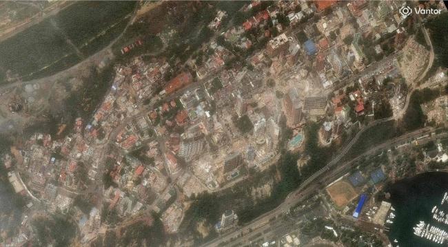 委内瑞拉地震前后卫星图:建筑大面积坍塌 委内瑞拉地震前后卫星图:建筑大面积坍塌