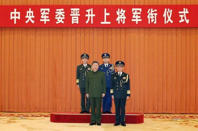 习近平火速晋升两上将 又添一人“身带弓” 习近平火速晋升两上将 又添一人“身带弓”