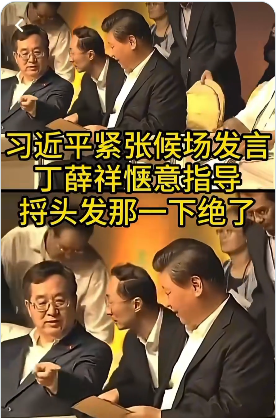 丁薛祥这动作火了 内心瞧不起习? 丁薛祥这动作火了 内心瞧不起习?