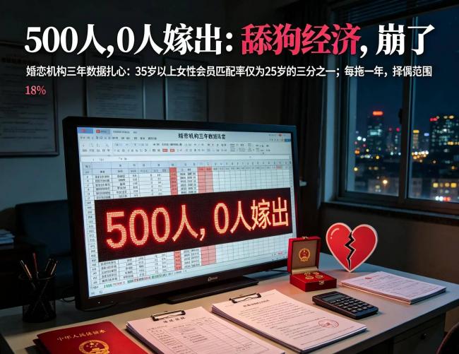 崩了....每500人,0人嫁出 崩了....每500人,0人嫁出