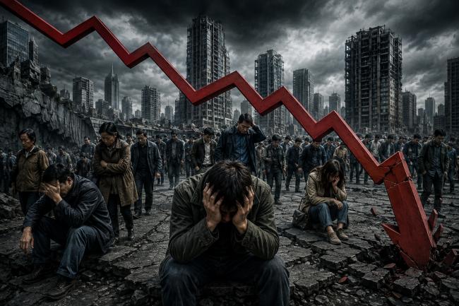 中国经济被搞残!全民崩溃 中国经济被搞残!全民崩溃