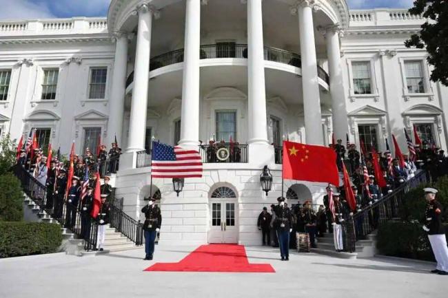 习近平出席川普举行的欢迎仪式,高清大图来了 习近平出席川普举行的欢迎仪式,高清大图来了
