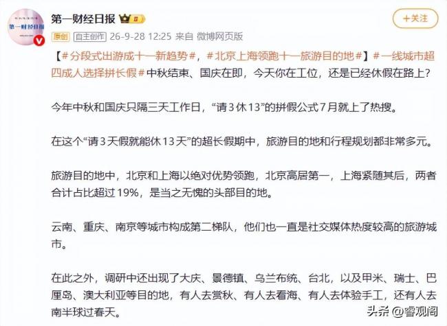 十一假期第3天,风向真的变了 十一假期第3天,风向真的变了