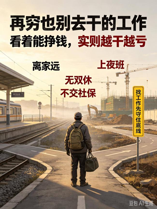 再穷也别去干的4类工作,越干越亏 再穷也别去干的4类工作,越干越亏