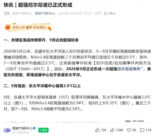 史上最强厄尔尼诺,干懵旅游老板 史上最强厄尔尼诺,干懵旅游老板