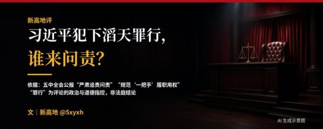 习犯下滔天罪行,谁来问责? 习犯下滔天罪行,谁来问责?